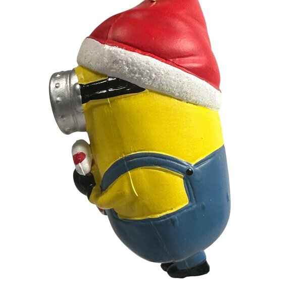 Minions Christmas Ornament Santa Hat Candy Cane Universal Studios Collectible - Picture 2 of 6